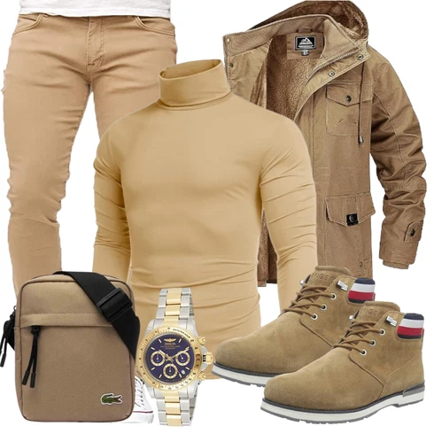 Grün Winter Parka MAGCOMSEN kombinieren