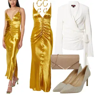 Svatba Outfit s Bílá/Černá/Khaki/Béžová/Krémová Oblek Pletený Sako/Elegantní Sako/Bavlněný Sako/Kožená Pánská Bund/Blůzové Sako/Krátké Sako/Teplákový blejzr/Kordové Sako/Dvojřadový Sako/Volnočasový Oblek misspap "Módní vzhled na rande"Look: Bar, Koncert, 40. narozeniny, Matriční Úřad, 60. narozeniny, Křest, 50. narozeniny, 30. narozeniny, Den matek, Zvláštní příležitosti, Chatky, Firemní večírek, Svatba, Divadlo, Narozeniny