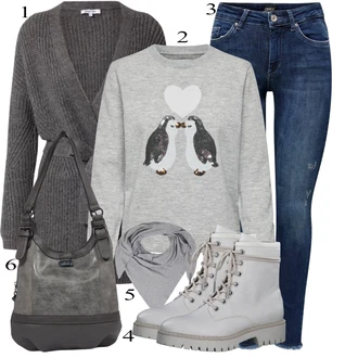 Zimske Outfiti mit Siva Tom Tailor "Zimski outfit"