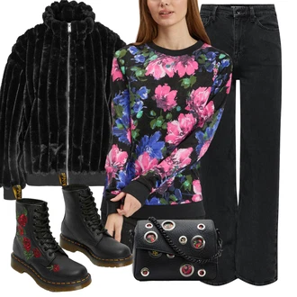Outfit s Nezařazené Dr. Martens "Outfity na zimu"