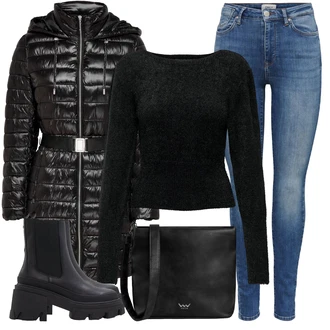 Outfity na zimu Pohodlný s Vuch "Outfity na zimu"Look: 50. Let, Rad, Vintage, Premium, Western, Nadrozměrné, Klasické, Unisex, Metal, Lak, Moderní, Pohodlný, Elegantní