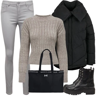 Outfit s Červená/Modrá/Tmavě modrá Under Armour "Outfity na zimu"