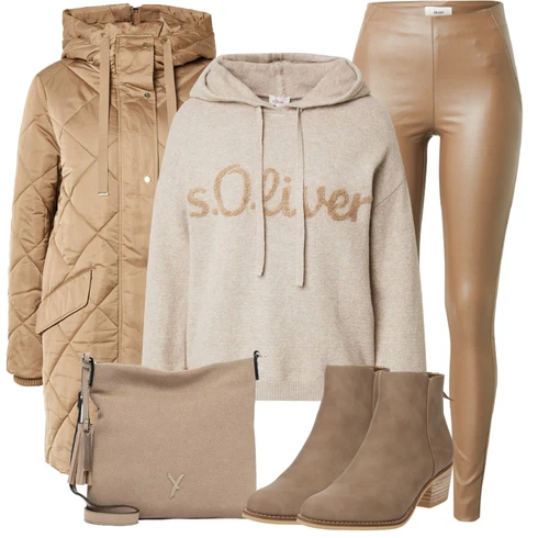 Kombinace Hnědá/Šedá/Khaki/Béžová Neprůhledný Legíny/Formovaná Legína/Kožený legíny/Legíny s Rozparkem/Strečová Kalhoty/Legíny s Vysokým Pasem/Skinny Kalhoty/Jeggings/Tregíny/Legíny Kožený Vzhled/Push up Kalhoty Object