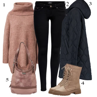 Zimske Outfiti mit Rjava Tom Tailor "Zimski outfit"