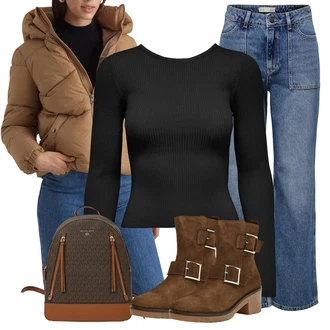 Outfit s Černá michael kors "Perfektní na zimu"