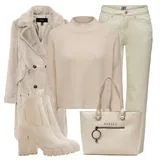 Zimní Outfity Rovná noha Džíny Culottes image