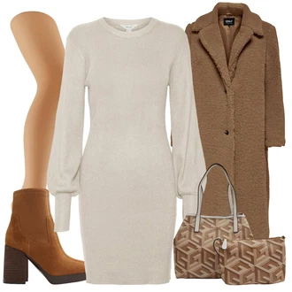 Den otců Outfit s Béžová Pieces "Perfektní na zimu"Look: Bar, Den otců, Den matek, Den na pláži