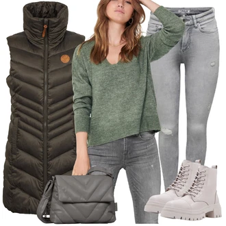 Pravá Kůže Outfit s Šedá/Hnědá/Světle šedá/Béžová Letní kotníková Kozačka/Bojová Bota/Šněrovací Kotníková Bota/Motorkářská bota/Klasická Kozačka/Veganská Bota Aldo "Perfektní na zimu"