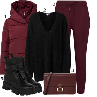 Purple outfits "Zimski outfit"