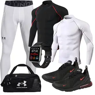 Sport Outfits mit Grau Leggings Under Armour "Sport Outfit"