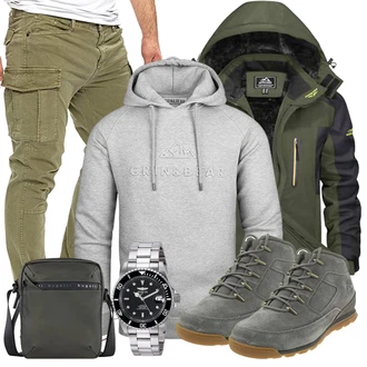 Basic Outfit mit Grau Unkategorisiert Timberland "Sportlich Outfit"