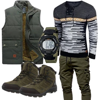 Outfit mit Schwarz Unkategorisiert Jack Wolfskin "Street Style Outfit"