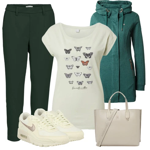 Kombinace Zelená/Tmavě Zelená Zimní Kalhoty/Funkční Kalhoty/3/4 Kalhoty/Navlékací Kalhoty/Business Kalhoty/Strečová Kalhoty/Úzká Kalhoty/Kalhoty s 5 kapsami/Bengaline Kalhoty/Mušelínové kalhoty Object