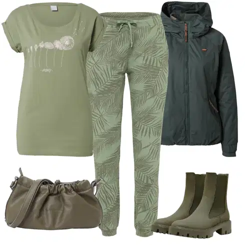 Kombinace Zelená/Tmavě Zelená Maskáčová Kalhoty/Kalhoty s Peřím/Kalhoty s Potiskem/Látková Kalhoty/Ležérní Kalhoty/Jogger Kalhoty/Teplák/Plážová Kalhoty Iriedaily