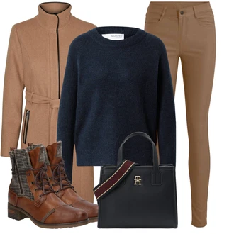 Black Outfits mit Rdeča Mustang "Zimski outfit"