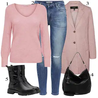 outfit mit Črna Tamaris, Črna Tamaris "Zimski outfit"