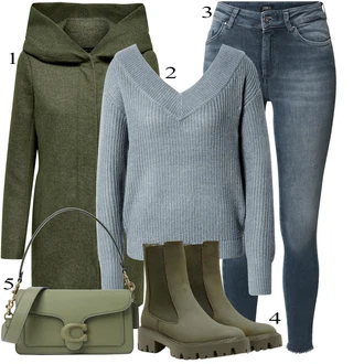 outfit mit Bikini velike velikosti/Großes Körbchen Kangaroos "Zimski outfit"