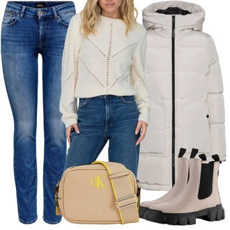 Outfit s Černá Högl "Zimní look"