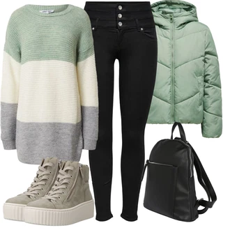 Outfit s Šedá Nezařazené Gabor "Zimní look"