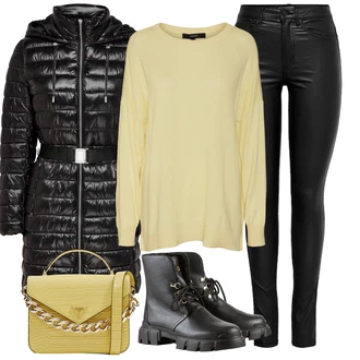 Outfit s Černá Högl "Zimní look"