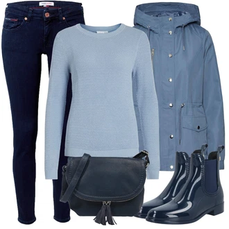 Outfity s botami GoGo s Světle modrá/Modrá Basic Svetr/Kašmírový Svetr/Svetr s Výstřihem/Kašmírový Svetr/Svetr na kojení/Svetr s Kulatým Výstřihem/Jednoduchý Svetr/Termo Svetr/Vlněný Svetr/Svetr Carmen/Pletený Svetr Vila "Zimní outfit pro volný čas"Look: Emo, Egirl, GoGo, Námořní, S průsvitem