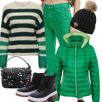 Outfity na zimu Streetwear s Černá Vans "Zimní outfity"Look: Lev, Sportovní, Unisex, Streetwear, Skater, Šik, Venkovní, Moderní, Trendový