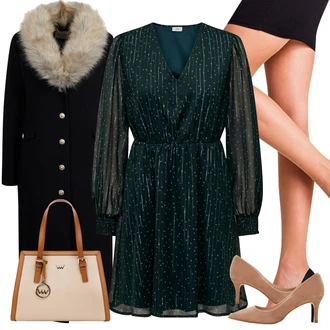 Outfity na zimu Áčkového Střihu s Černá JdY "Zimní outfity"Look: Áčkového Střihu, Rak