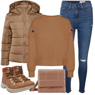 Outfity na zimu s Bílá orsay "Zimní outfity"