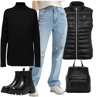 Outfity z džínu Pyžamové Léto s Světle modrá Only "Zimní outfity"