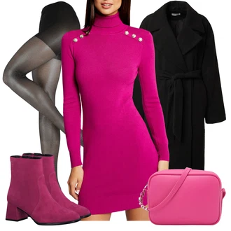 Outfit sa Siva/Tamnosiva/Crna/Bež Hulahopke potporne tajice/najlonke/Čarapa sa Halterima/najlonska čarapa/Čarapa sa Halterima/Hulahopke Velike Veličine monki "Zimski outfit"