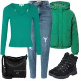 Crne Tenisice za Zimu Outfiti image