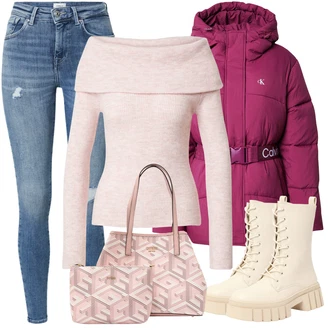 Purple outfits "Zimski outfit"