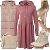 Kovinski Škornji outfiti za dame image