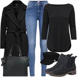 Outfity s elegantními zimními kabáty image