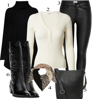 Cowboy boots outfits "Zimski outfit"