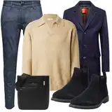 Schwarze Chelsea Boots Outfits image