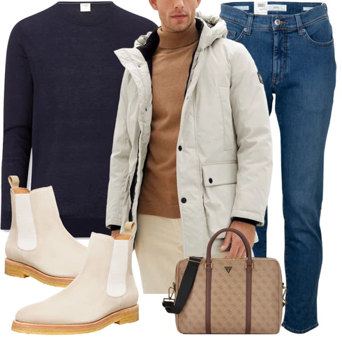 Rosa/Beige/Blau Stiefel henry stevens kombinieren