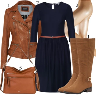 Biker outfit mit Rjava/Temno rjava/Roza Vintage Usnjena Jakna/Jesenska jakna/Motoristična jakna/Jakna iz Umetnega Usnja/Usnjena Bomber Jakna/Usnjena Jakna/Pomladna jakna Oakwood "Zimski outfit"