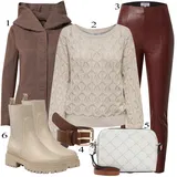 Leggings outfits Roza za dame image