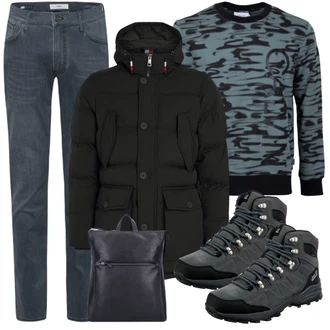 Stiefel Outfits mit Weiß Jeans Brax "Cool Outfit"