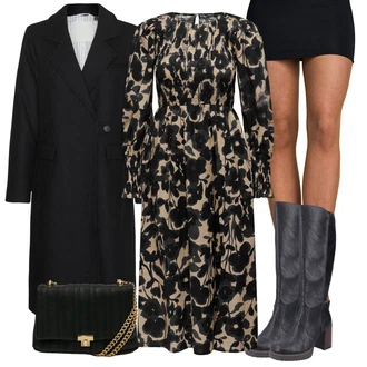 Outfity na zimu s Černá/Tmavě zelená/Bílá Taška Přes Rameno/Brašna/Klasická Taška Přes Rameno/Bagetová taška/Malá Taška/Sportovní Taška Přes Rameno orsay "Stylový Zimní Outfit"