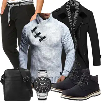Elegante Outfits Coole mit Schwarz Allthemen "Elegant Outfit"Look: Festlich, Schön, Business, Coole, Moderne, Büro, Jazz, Französische