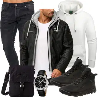 Party Outfits mit Schwarz Unkategorisiert Redbridge, Schwarz Unkategorisiert Camel Active, Schwarz Unkategorisiert Ecco, Schwarz Unkategorisiert Festina "Freizeit Outfit"