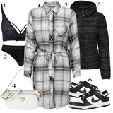 Zimske Outfiti Do kolen za dame image