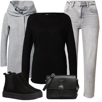 Kombinacije za zimu Mom Denim/Traper sa Siva/Svjetlosiva Traperice s Prorezom/High Waist Traperice/Skraćene Traperice/Boyfriend Jeans/Capri Traperice/Sužene Traperice/Girlfriend Traperice/Čizma do Gležnja/Ženske Traperice 7/8 Dužine/Traperice Standardnog Kroja/Formalna Košulja/Mom Jean Only "Zimski outfit"Look: Rap, Old Money, 90-ich, Stil, Mom, Prekrasan