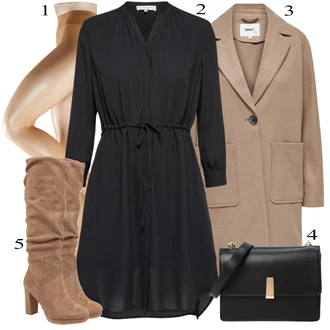 Zimske Outfiti Plemenita Dolga mit Bela/Črna/Rjava/Roza Men's Bags/Torbica za čez ramo/Mini torbica/Vrečka za prenašanje/Torba za čez ramo/Satchel torba/Torba za čez ramo/Baguette torba/Billfold/Poslovna torba Seidenfelt Manufaktur "Zimski videz"Look: Eleganten, Plemenita