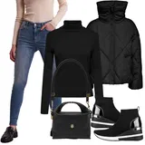 Černé Michael Kors Kozačky Outfity image