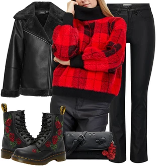 Outfit s Nezařazené Dr. Martens "Outfity na zimu"