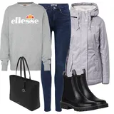 Červené Oversized Mikiny Outfity image