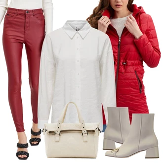 Pravá Kůže Outfit s Hnědá/Béžová/Fialová Kozačka Kožená kotníková bota/Vintage Kotníková Bota/Letní kotníková Kozačka Högl "Outfity na zimu"